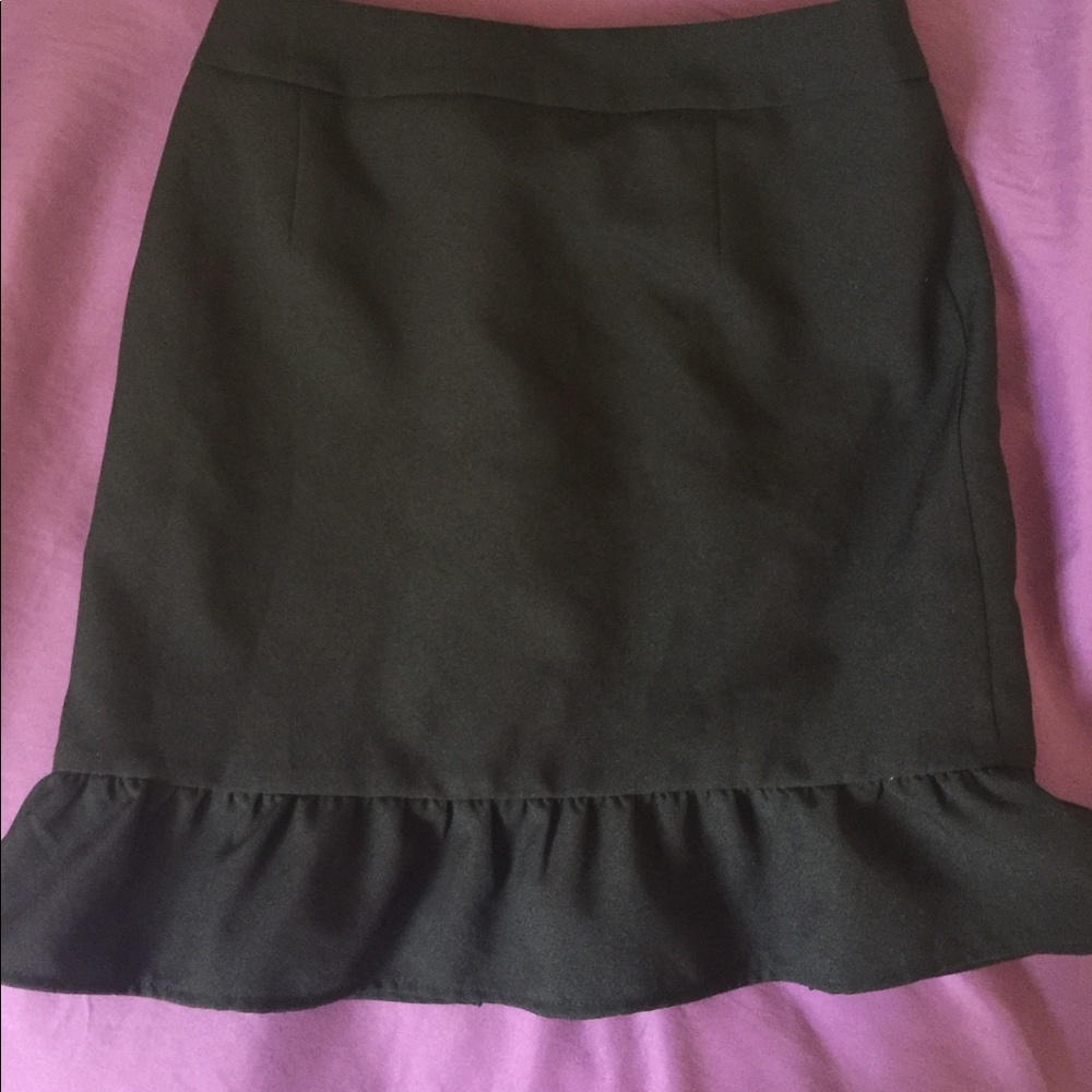 Beautiful black mini skirt